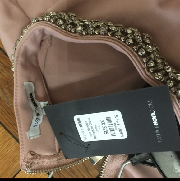 Star Mentality Rhinestone Dress - Picture 5 of 5